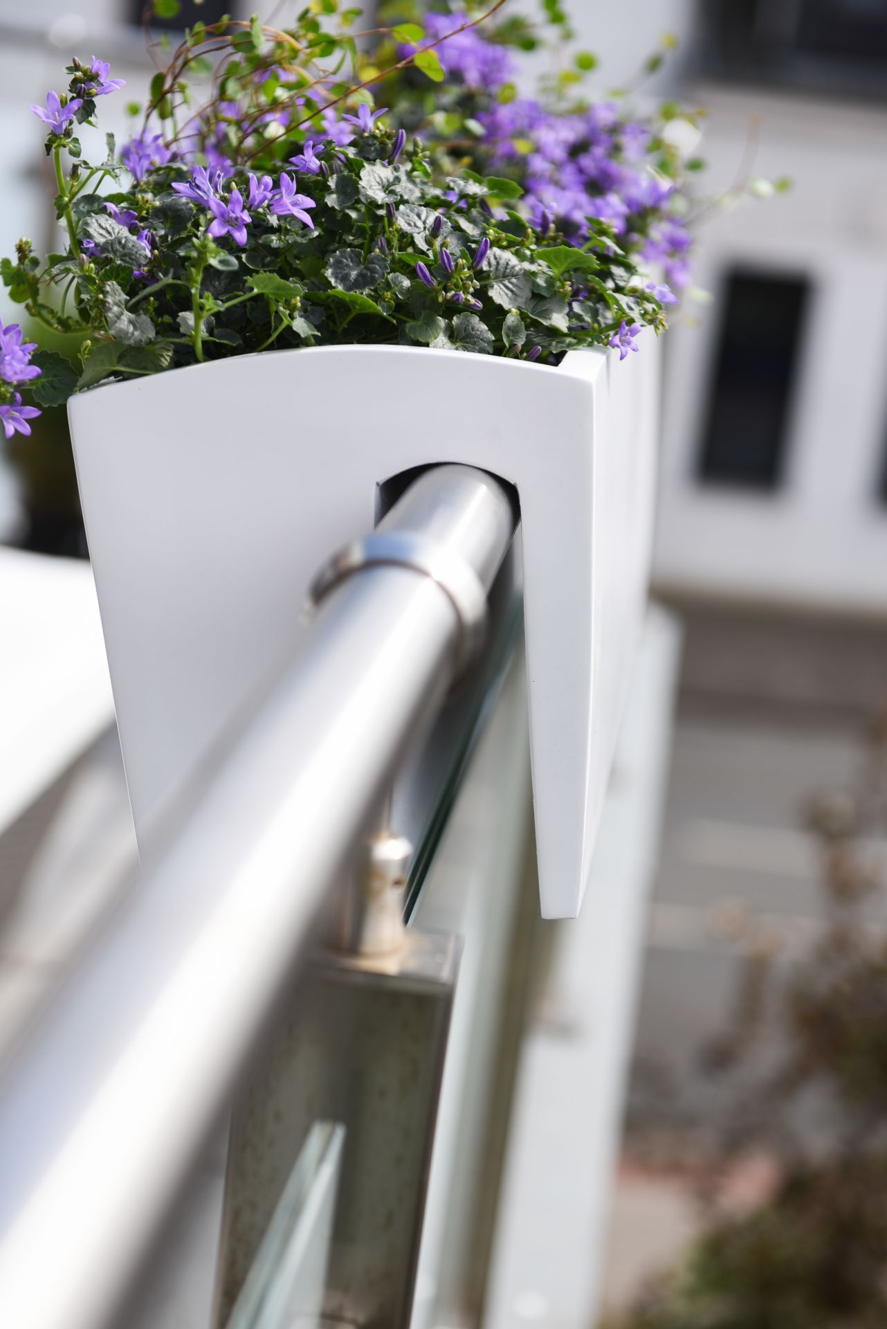 Balkonkasten Blumenkasten Pflanzgefäß Fiberglas "Balkona Classic" 60 cm