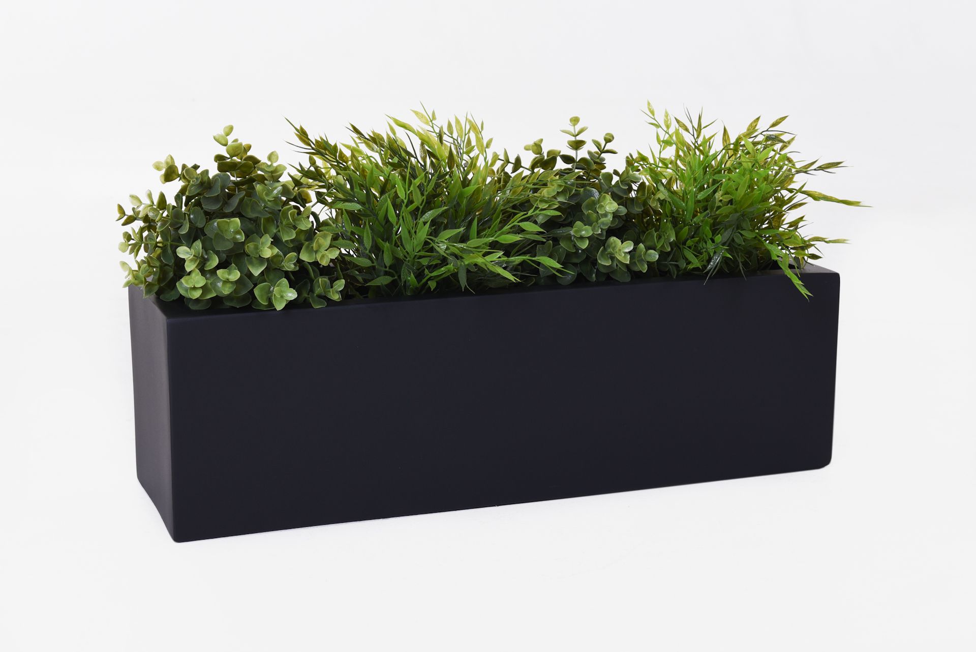 Blumenkasten Balkonkasten aus Fiberglas "Flobo", 60 cm Anthrazit | eBay