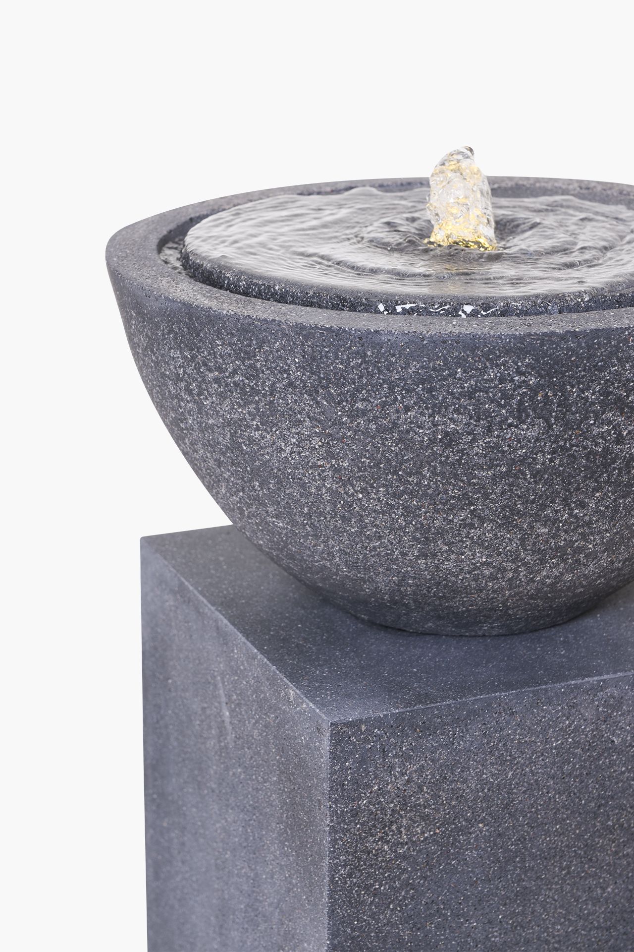 Brunnenschale Brunnen Zimmerbrunnen Fiberglas Steinoptik