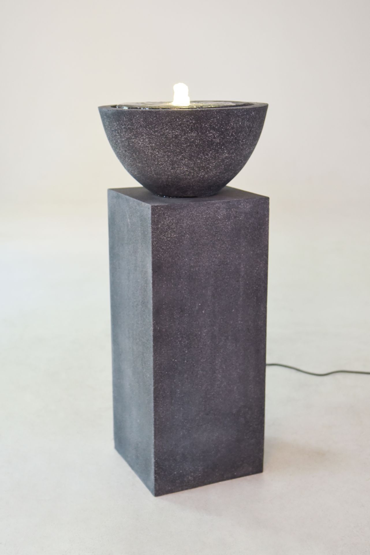 Brunnenschale Brunnen Zimmerbrunnen Fiberglas Steinoptik