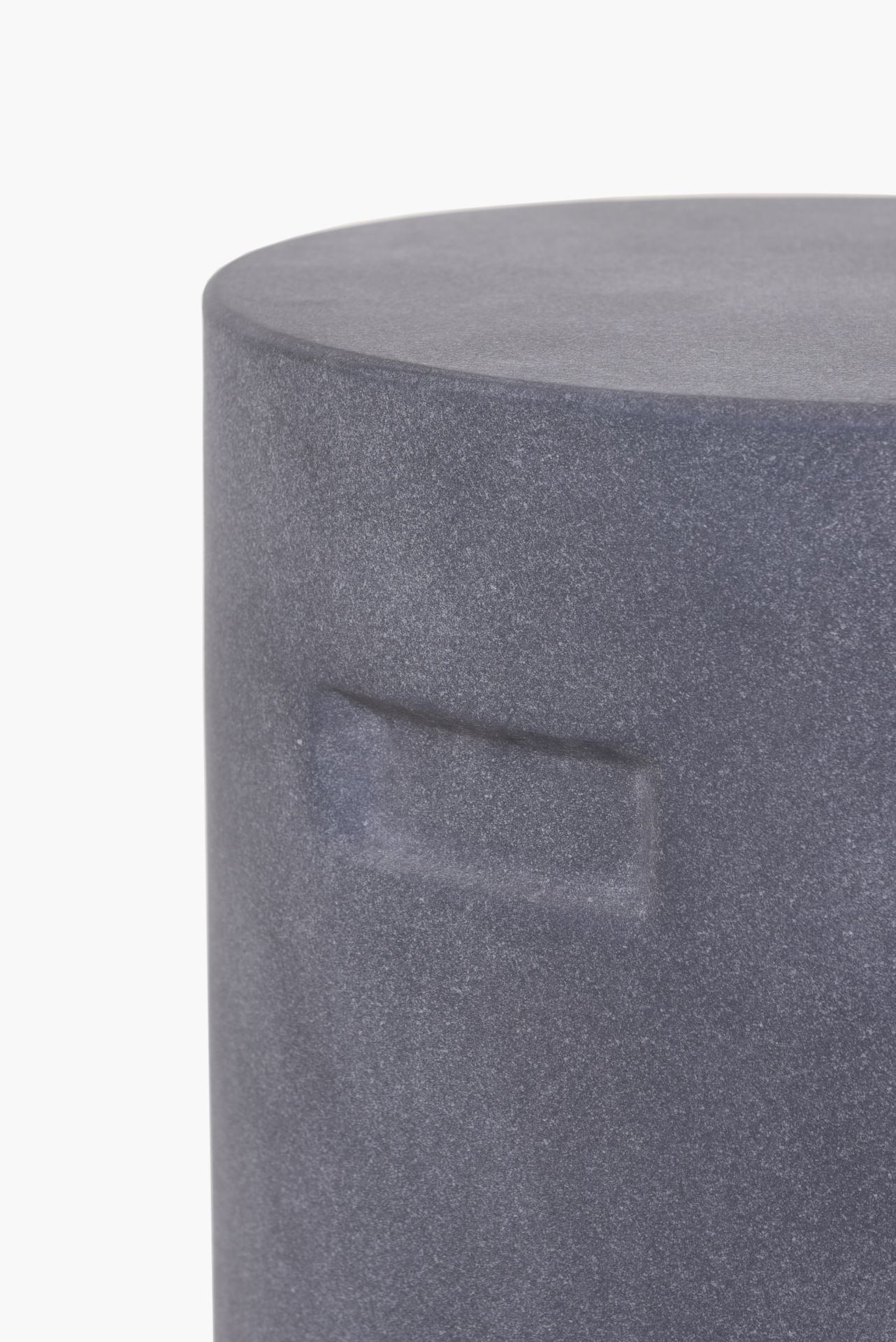 Hocker Sitzhocker Beistelltisch rund Beton "Sitta" 40x37 cm, Grau | eBay