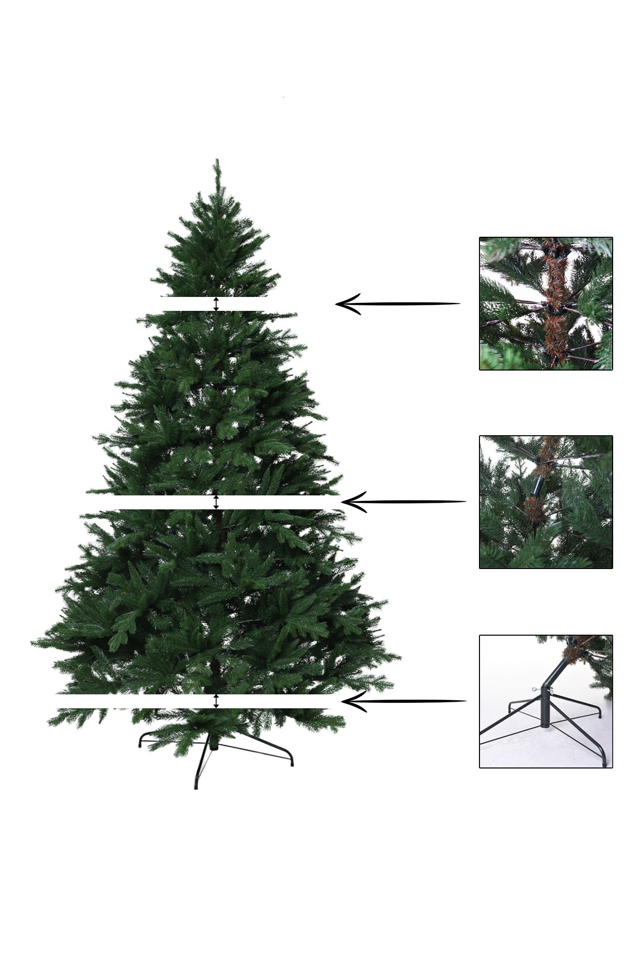 Künstlicher Weihnachtsbaum Premium Fichte von Vivanno