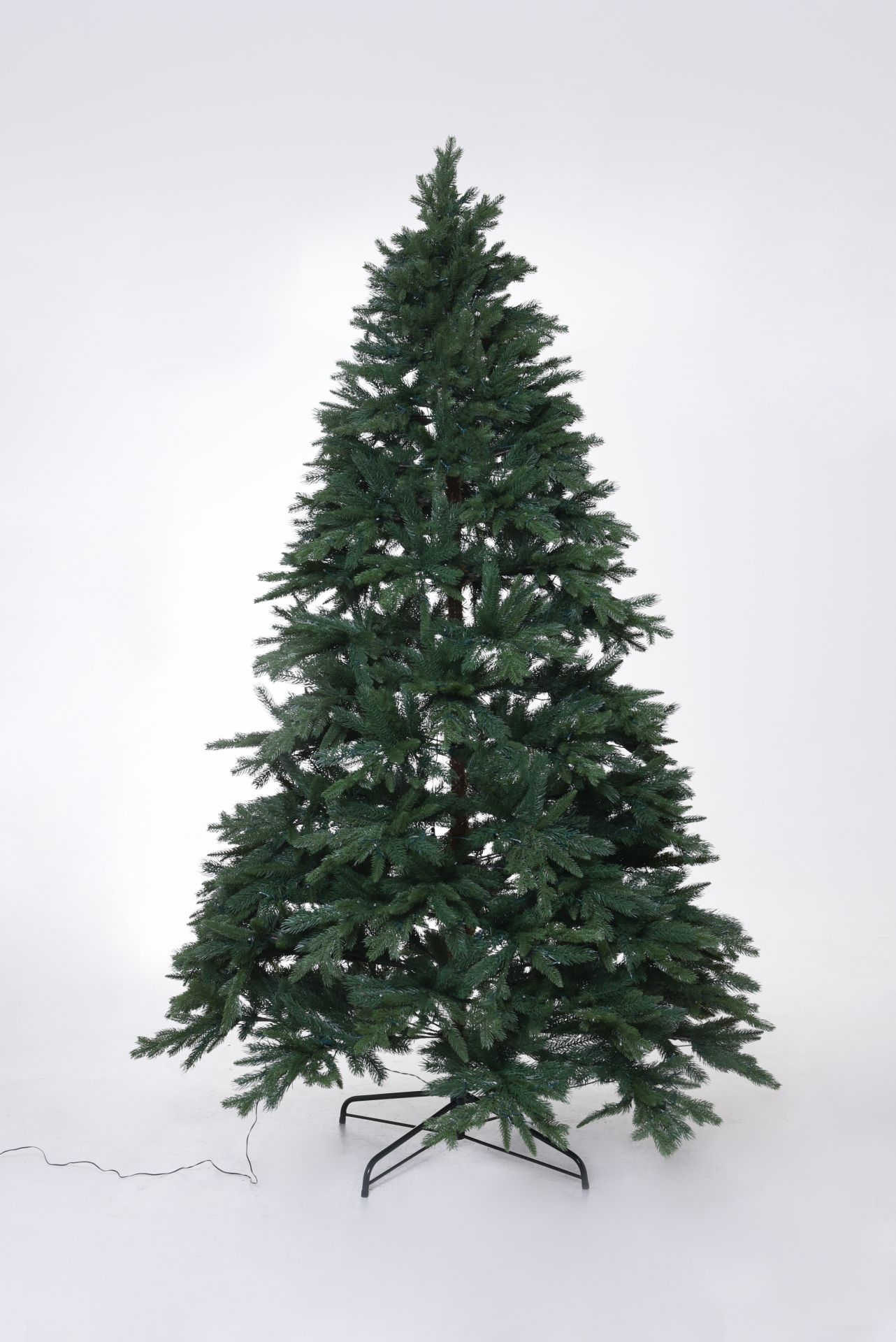 VIVANNO Künstlicher Weihnachtsbaum Tannenbaum Premium LED Nordmanntanne