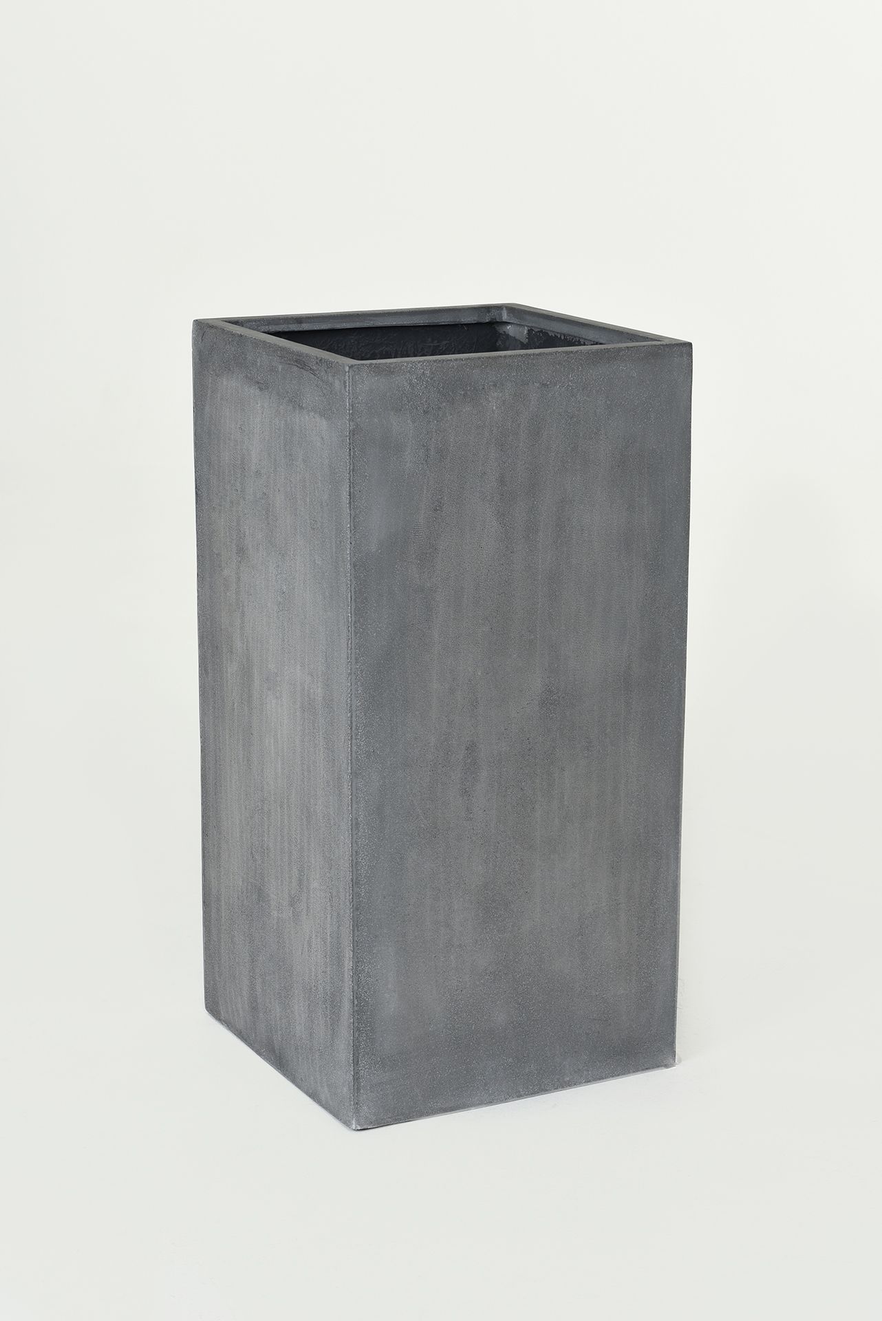 Pflanzkübel Blumenkübel Block 80 Fiberglas Beton-Design Anthrazit | eBay