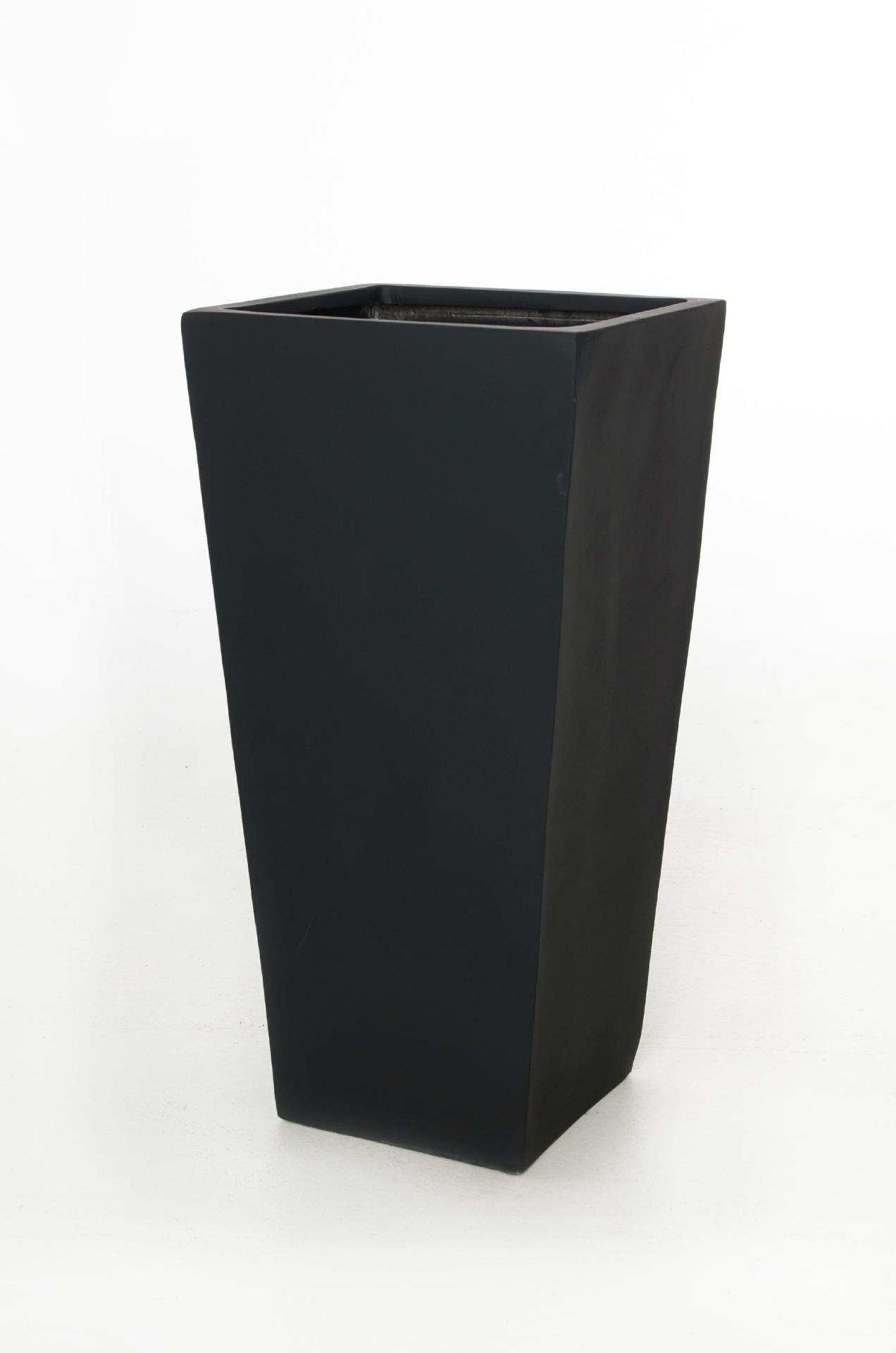 Blumenkübel Pflanzkübel Pflanzgefäße aus Fiberglas "Classic " Anthrazit