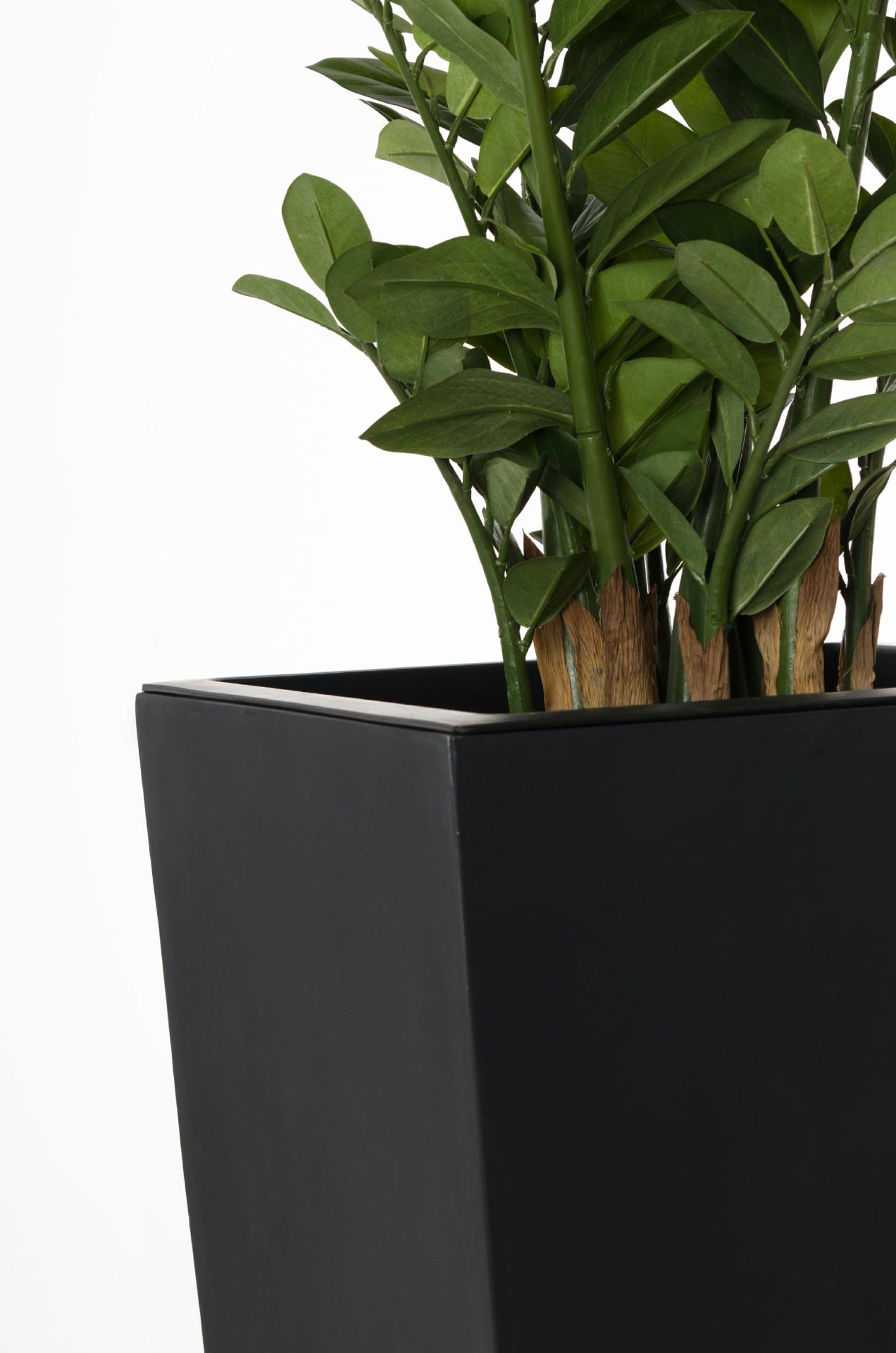 Blumenkübel Pflanzkübel Pflanzgefäße aus Fiberglas "Classic " Anthrazit