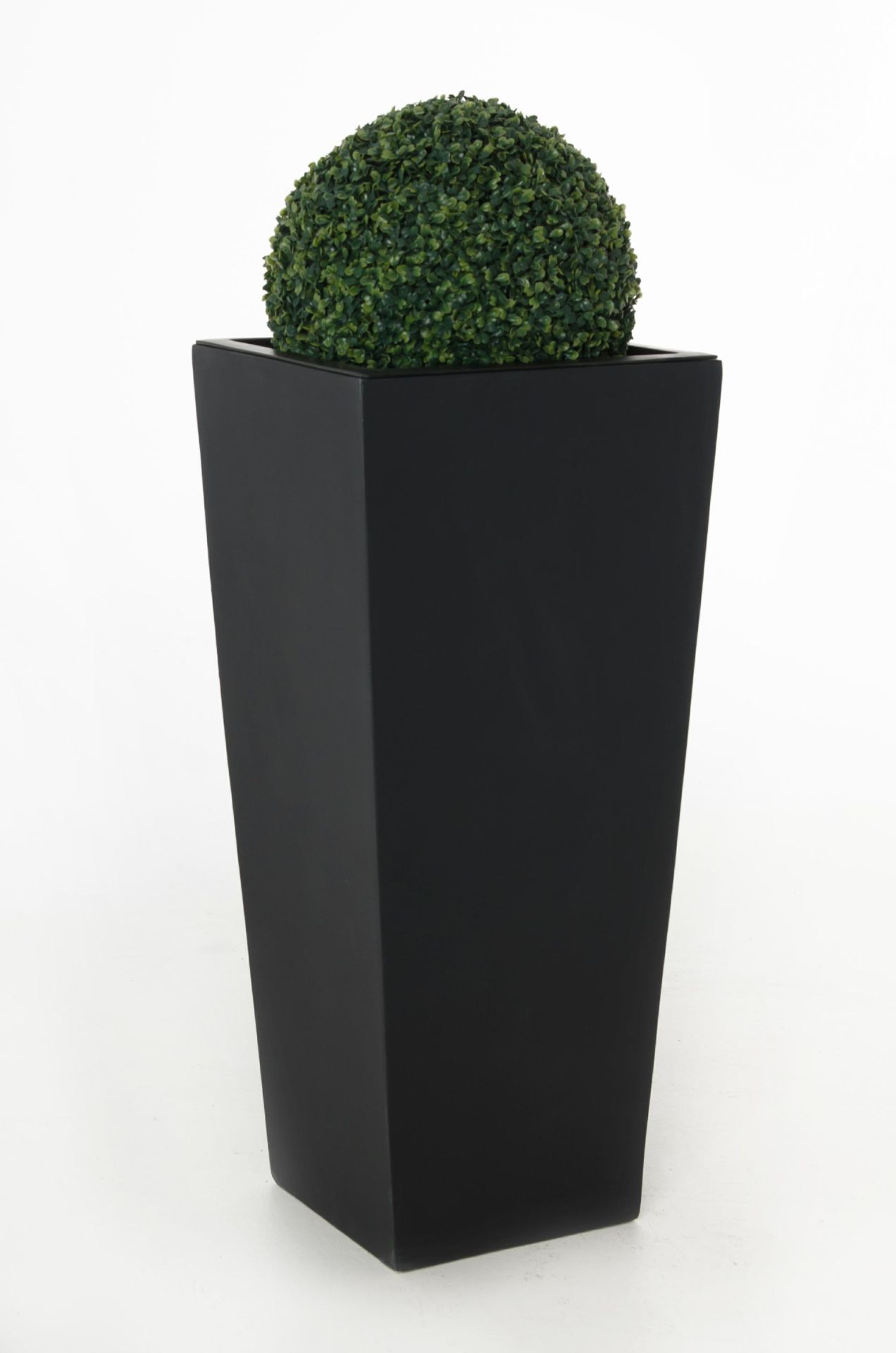 Blumenkübel Pflanzkübel Pflanzgefäße aus Fiberglas "Classic " Anthrazit