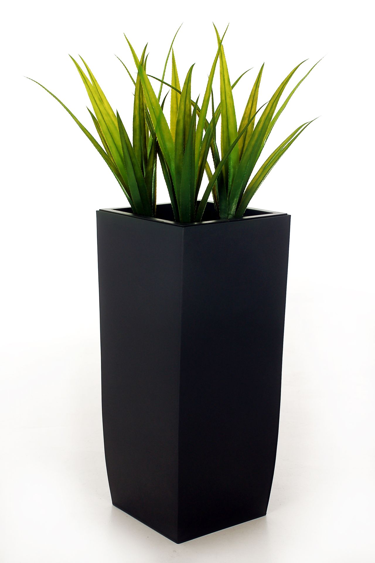 Zink Blumenkübel Pflanzkübel Pflanzgefäße Pflanzsäule "Linea" 90/70cm