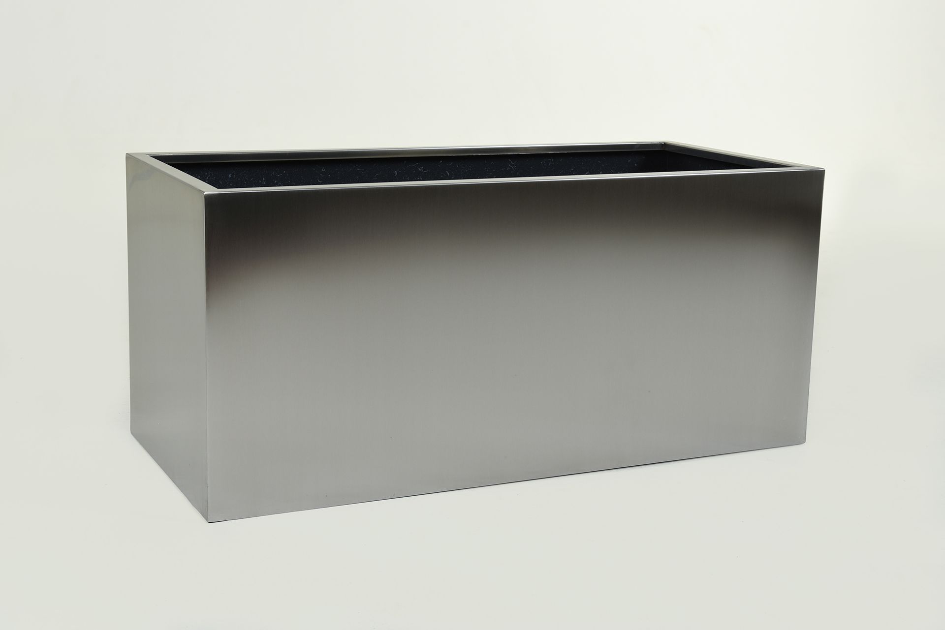 Pflanzkübel Pflanztrog aus Edelstahl "Maxi" Gebürstet, 100cm | eBay