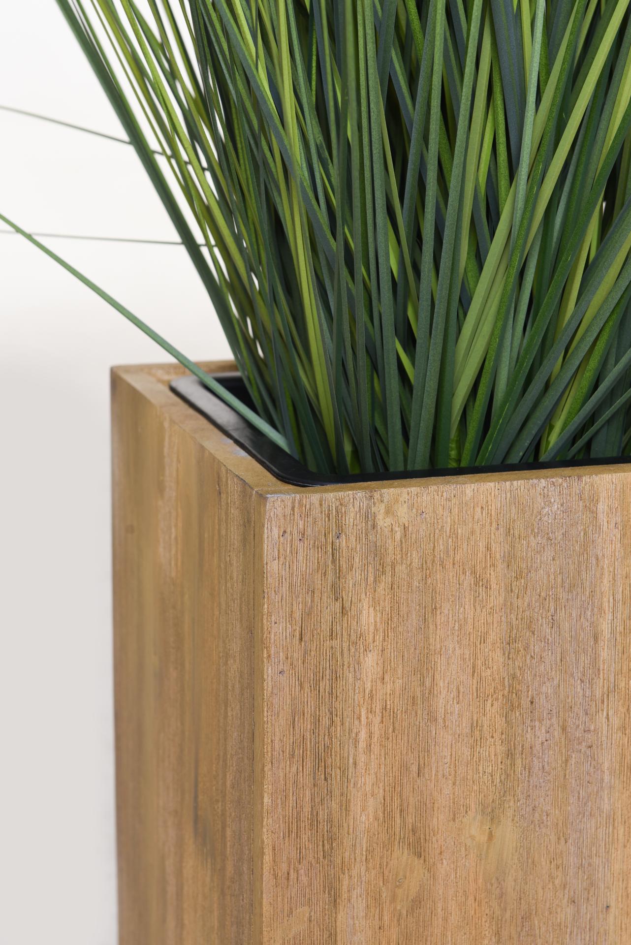 Pflanzkübel Blumenkasten Pflanztrog Holz MAXI 35x64x25 cm Braun | eBay