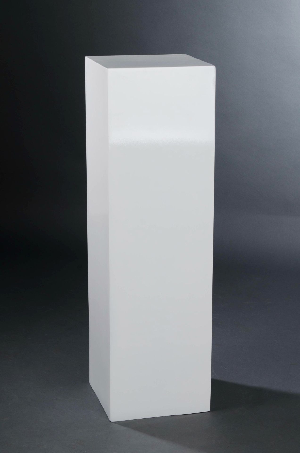 Podest Säule Dekosäule Dekosockel Fiberglas 100 cm Weiß Hochglanz eBay