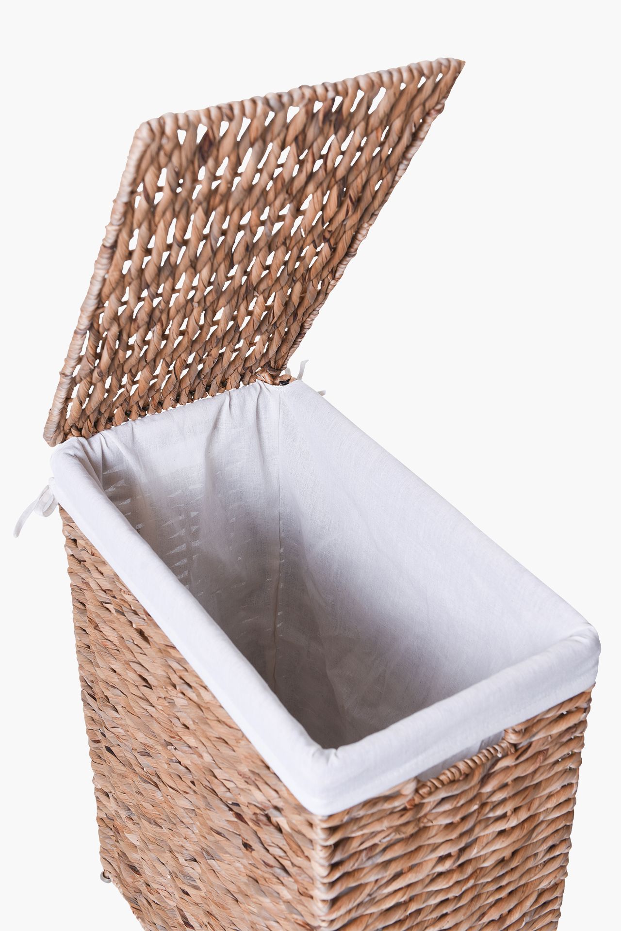 Wäschekorb Wäschebox Wäschesammler Wasserhyazinthe "Lena" 58x44x25 cm