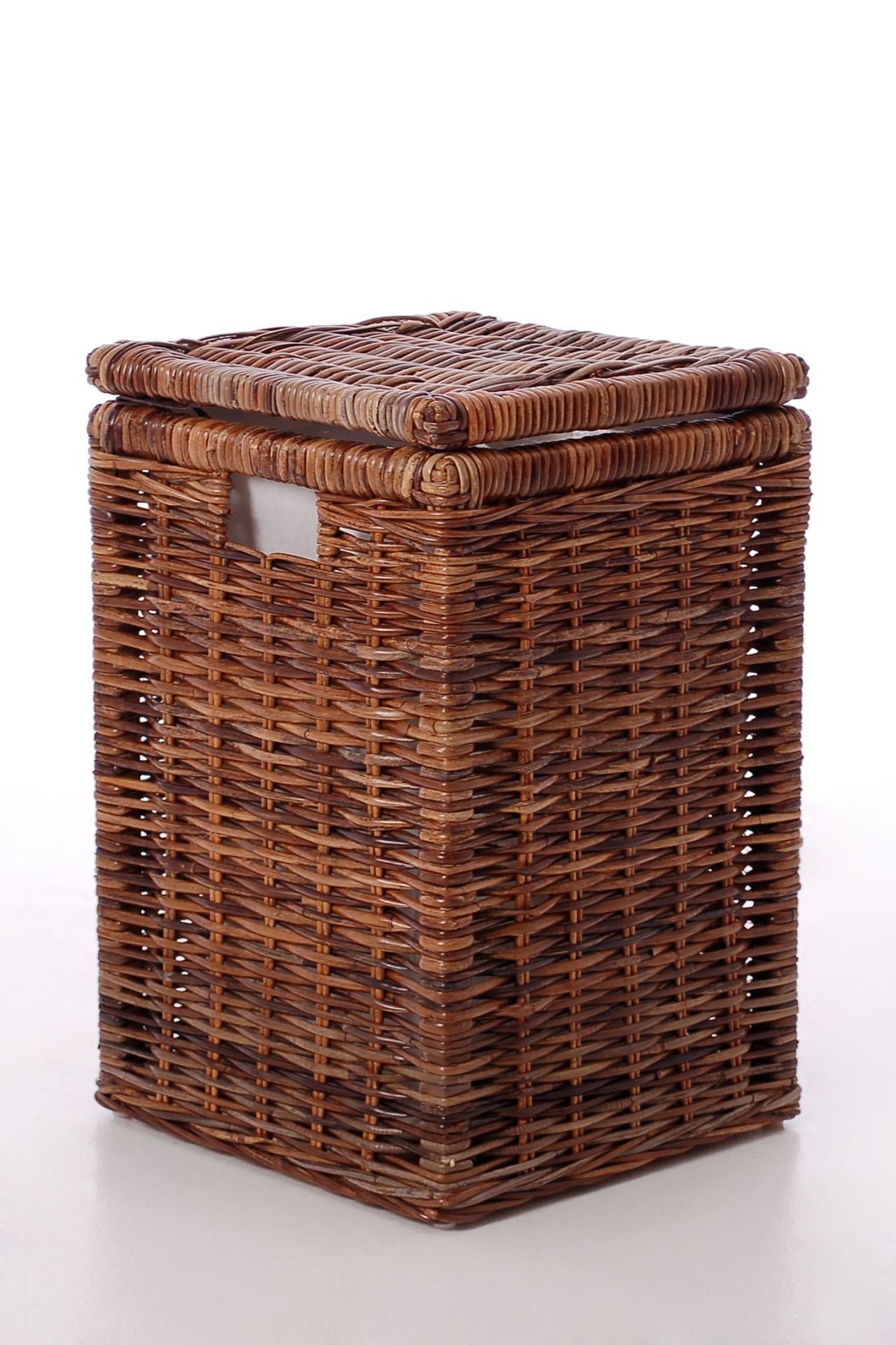 VIVANNO Wäschekorb Rattankorb Wäschebox Rattan 'Mia' 70cm hoch, braun
