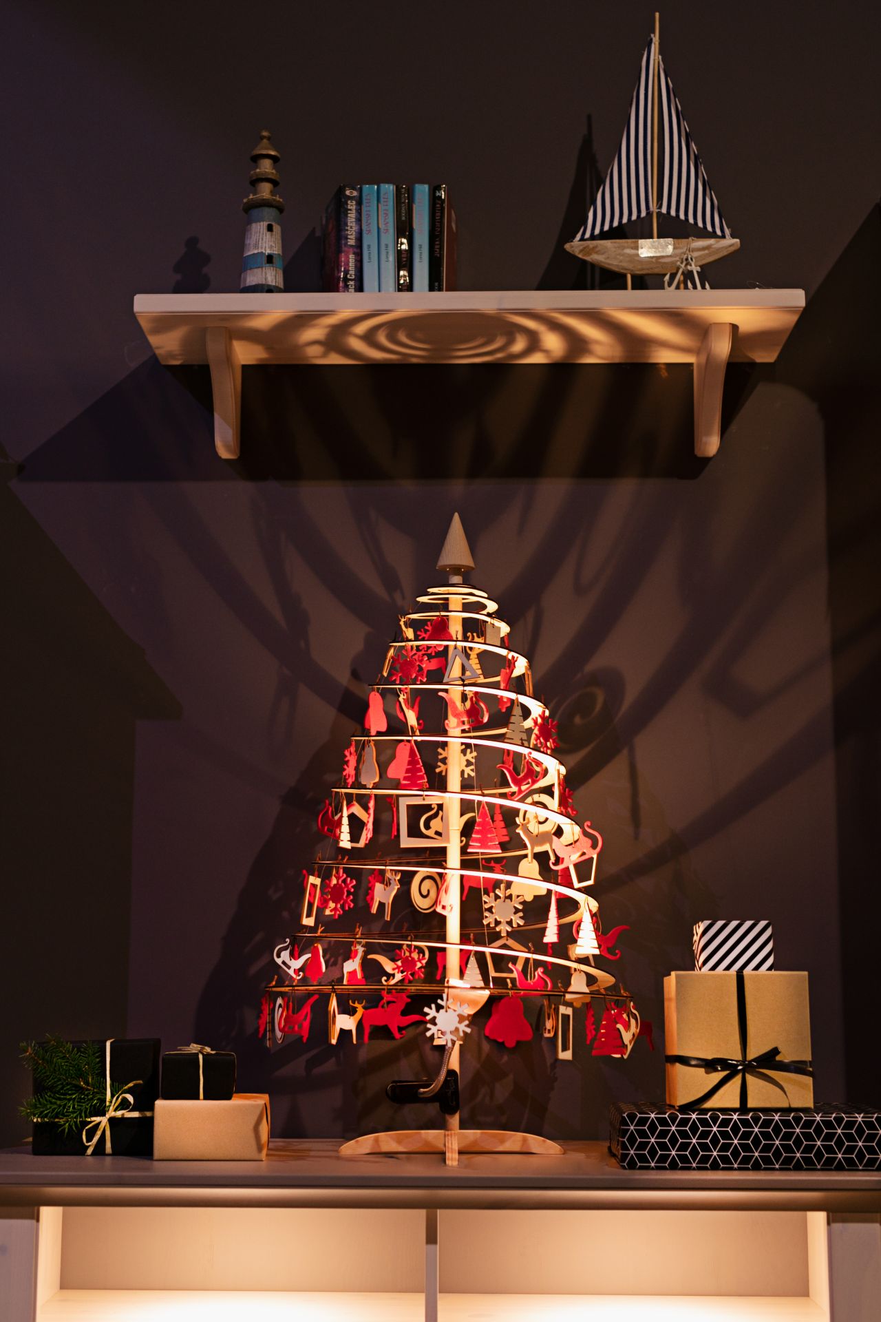 Weihnachtsbaum Tannenbaum Christbaum modern Holz SPIRA MINI 42 hoch eBay