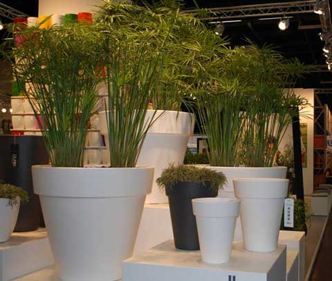 Kunststoff-Pflanzkübel, rund