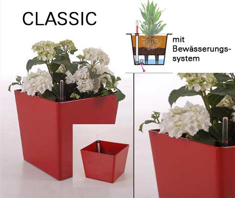 Kunststoff-Blumenkübel classic