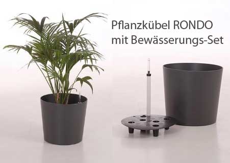 Pflanzkübel Rondo mit Bewässerungssystem