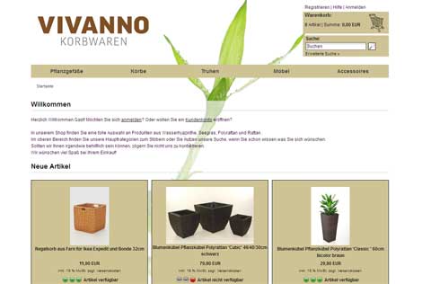 Vivanno-Korbwaren-Shop