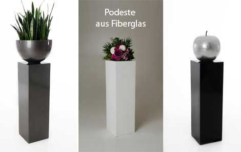 Podeste aus Fiberglas