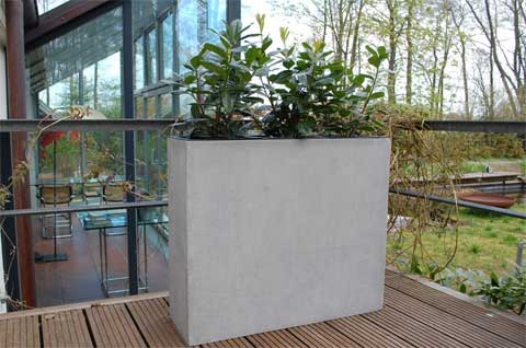 Elemento aus Fiberglas im Beton-Design