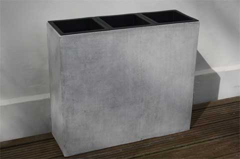 Elemento aus Fiberglas im Beton-Design