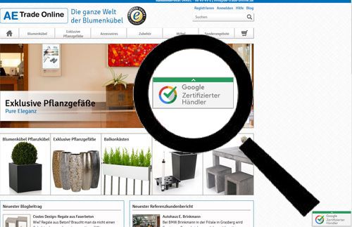 AE Trade Online ist Google Zertifizierter Händler