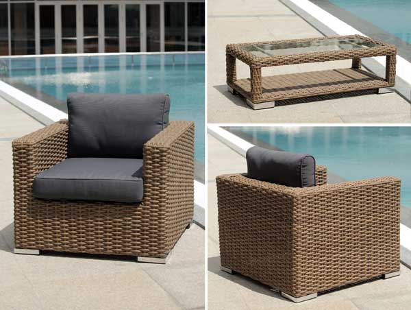 TORONTO - Gartenmöbel-Set im LOUNGE-Stil