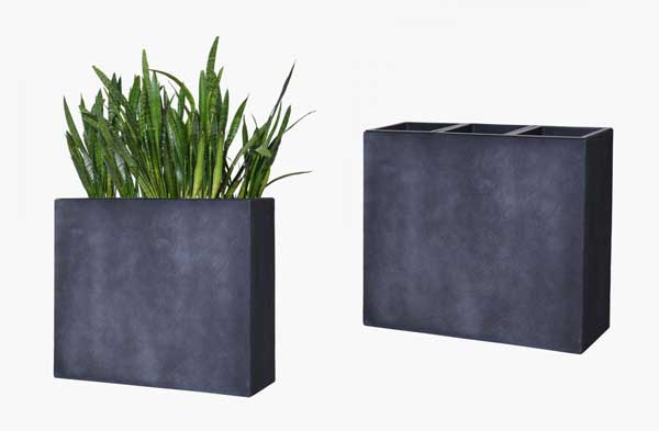 Raumteiler ELEMENTO im Steindesign